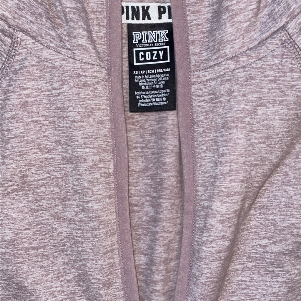 Pink zip up worn once